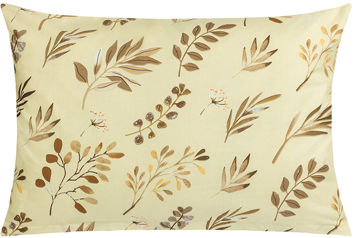 BELLATEX Obliečka 50 × 70 cm, vetvička hnedá
