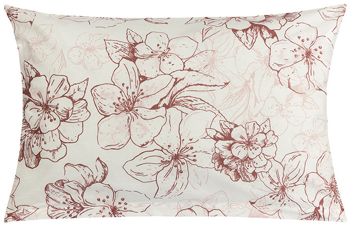 BELLATEX Obliečka 50 × 70 cm, vínový kvet