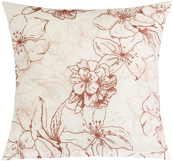 BELLATEX Obliečka 40 × 40 cm, vínový kvet