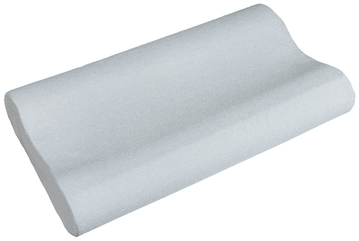 BELLATEX Povlak - anatomický polštář Lux froté 60 × 33 cm, 42 světle šedý