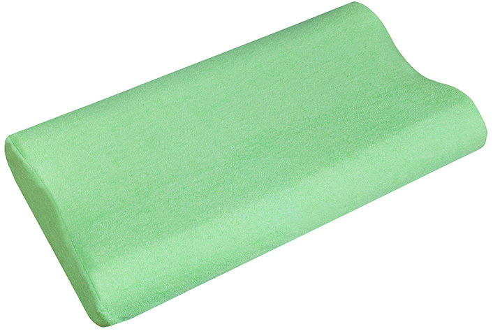 BELLATEX Povlak - anatomický polštář Lux froté 60 × 33 cm, 52 světle zelený