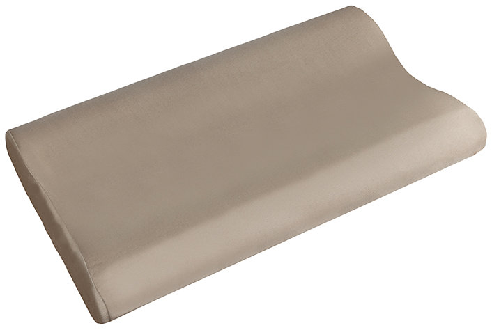 BELLATEX Povlak - anatomický polštář Lux Jersey 60 × 33 cm, 13 kávový