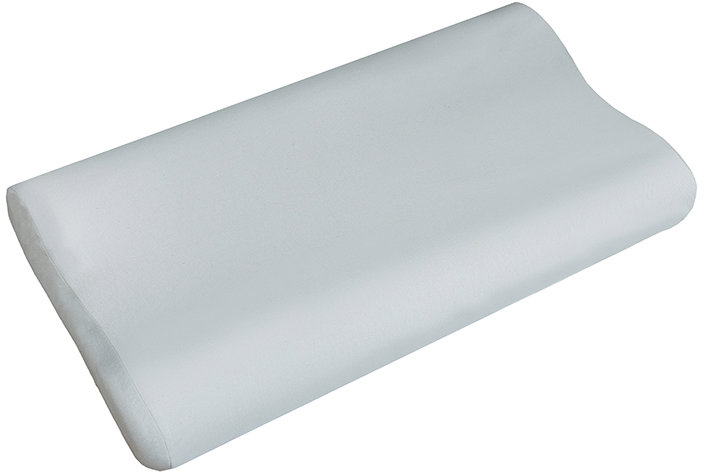 BELLATEX Povlak - anatomický polštář Lux Jersey 60 × 33 cm, 42 světle šedý