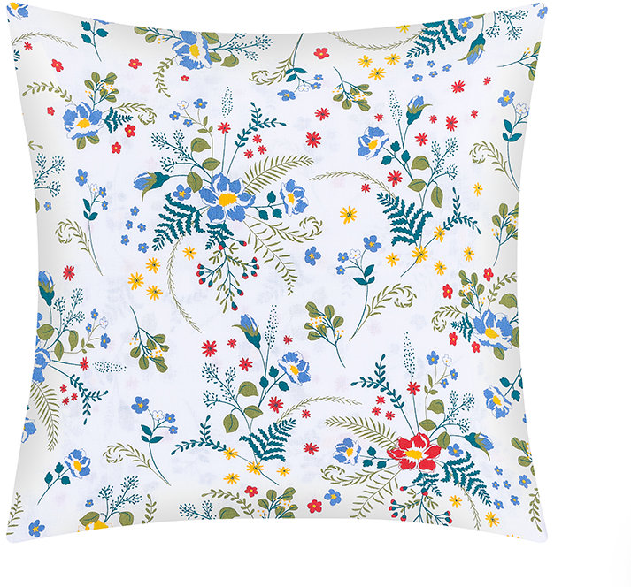 Bellatex Obliečka 90/282 40 × 40 cm nezábudky na bielej