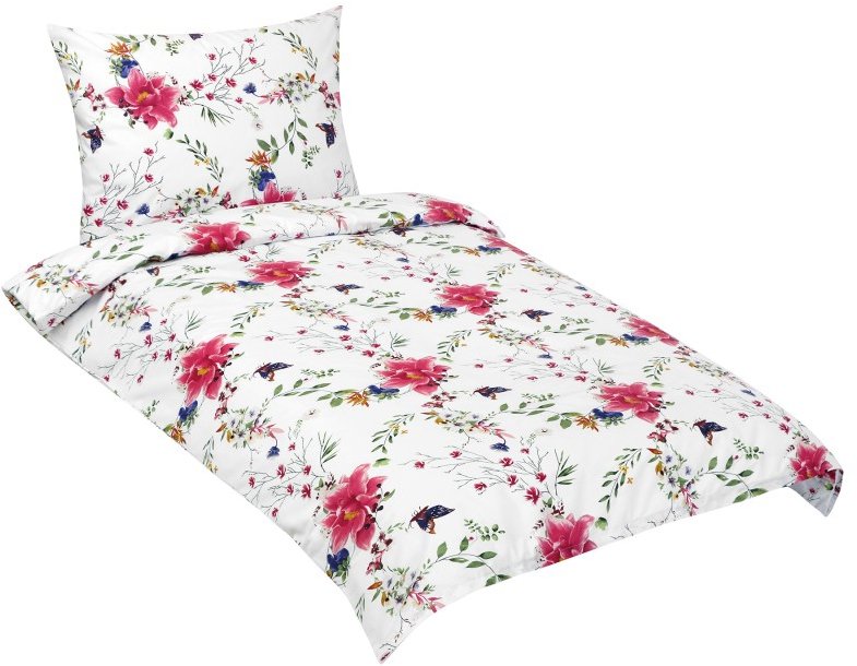 BELLATEX 90/216 Obliečky bavlna, 140 × 200 cm, 70 × 90 cm, šťastie ružové