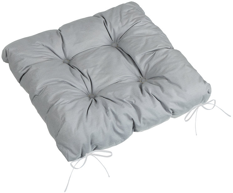 BELLATEX Vankúš ADÉLA 4102 prešívaný 40 × 40 uni sivý