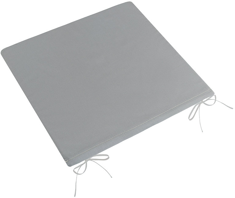 BELLATEX Sedák ADÉLA 3702 hladký na zips 40 × 40 uni sivý