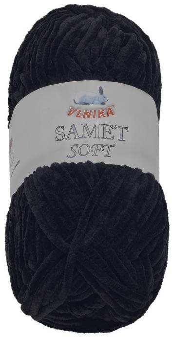 Bellatex s.r.o. Priadza Zamat Soft 100 g – 239 čierna