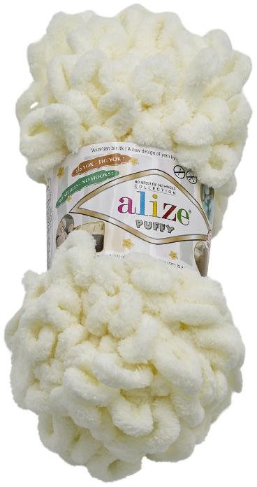 Bellatex s.r.o. Priadza Puffy 100 g – 62 smotanová