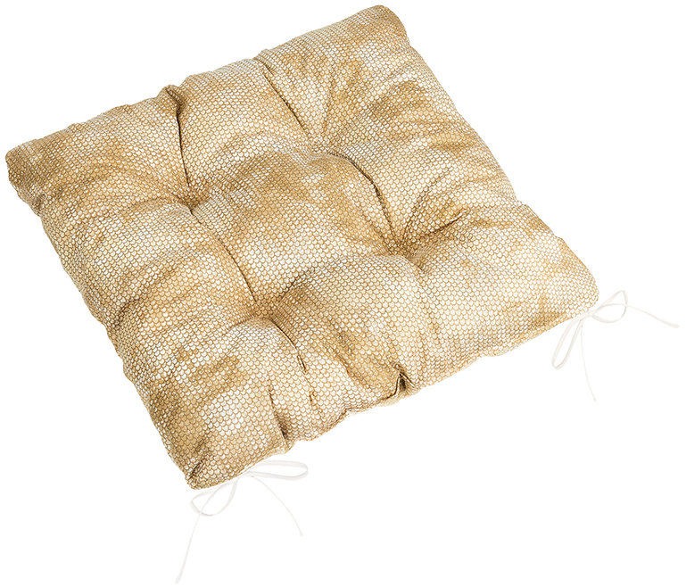 BELLATEX Adela Sedák 41/229 prešívaný 40 × 40 cm hadej kože hnedá