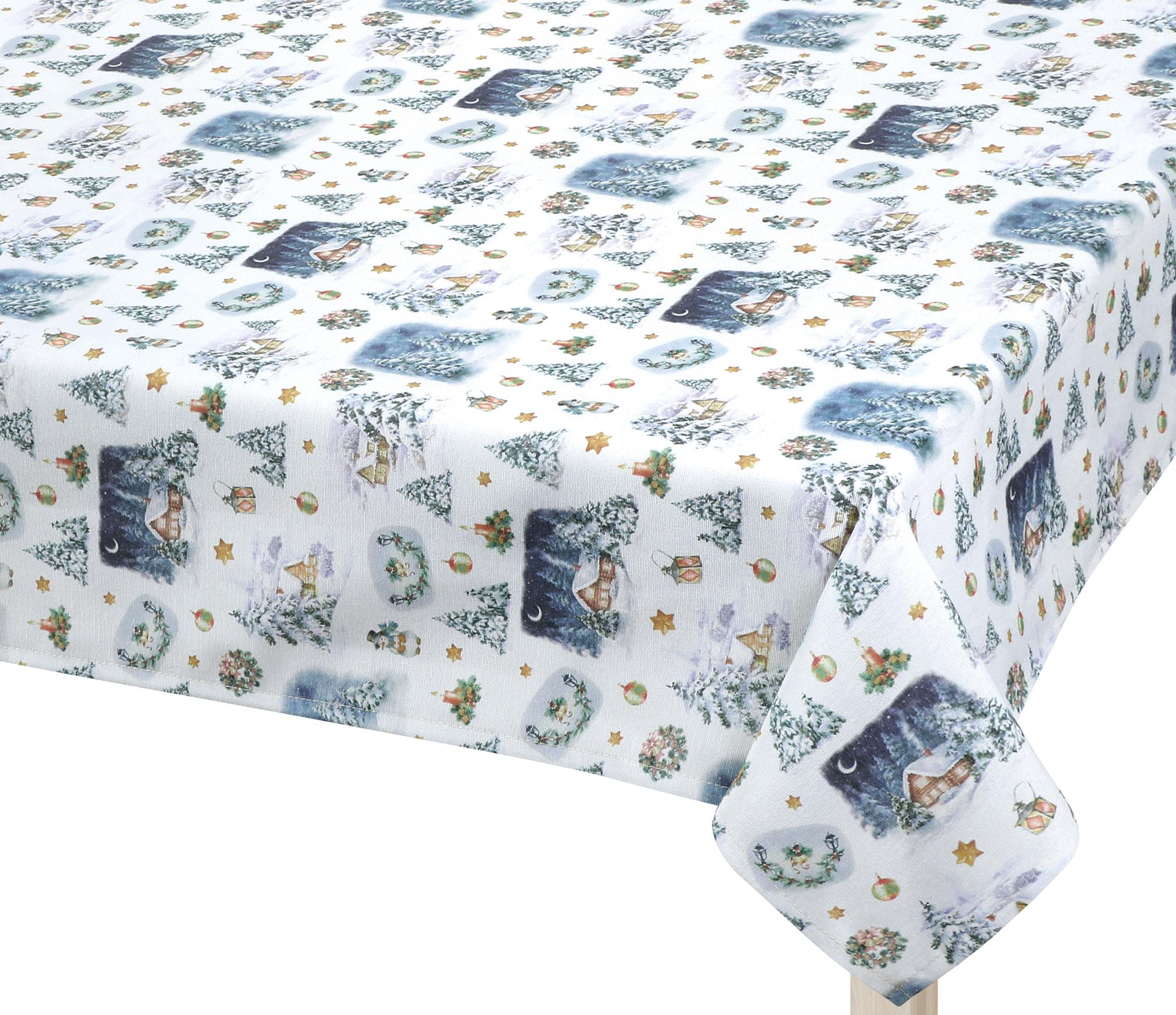 Bellatex Obrus VIANOCE – 70 × 70 cm – biele Vianoce