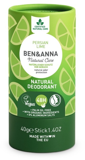 Ben & Anna Tuhý dezodorant (40 g) – Perzská limetka