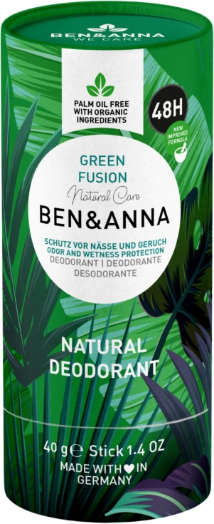 Ben & Anna Tuhý deodorant (40 g) – Zelený čaj