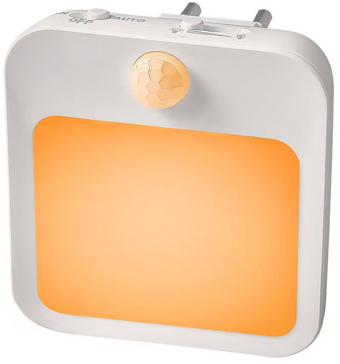 Bentech Svetlo do zásuvky bez modrej zložky, s pohybovým senzorom, GYD01A