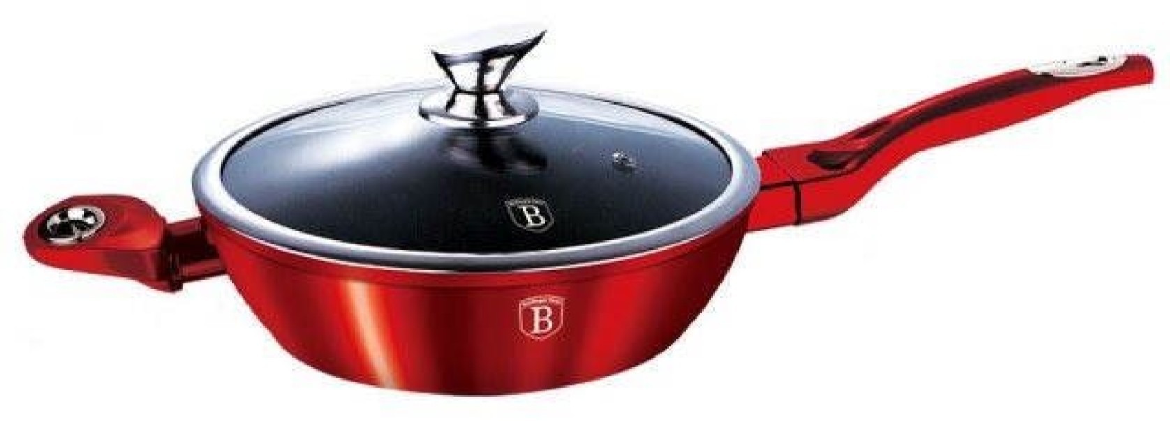 BerlingerHaus Hlboká Panvica s pokrievkou 32 cm Burgundy Metallic Line