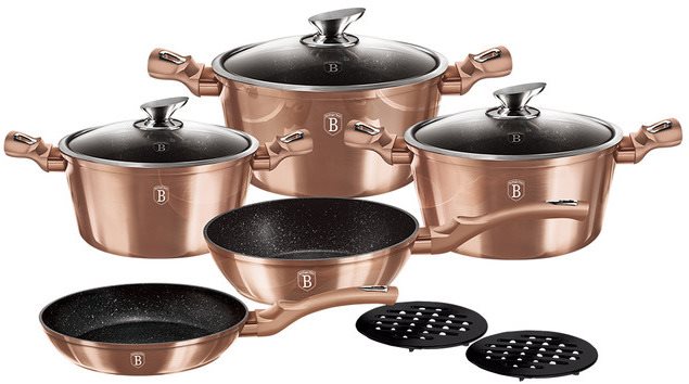 BerlingerHaus Súprava riadu Copper Metallic Line 10 ks BH-1220