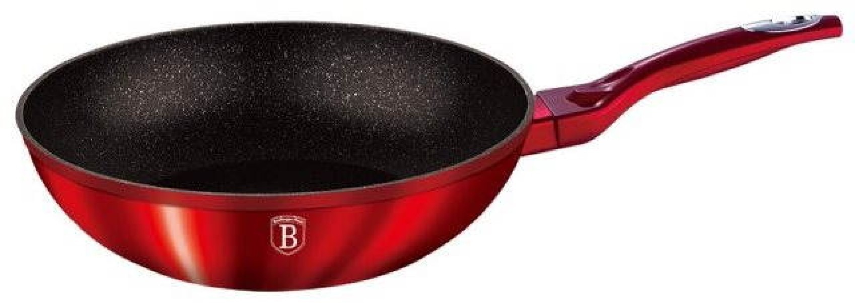 BerlingerHaus WOK Panvica 28 cm Burgundy Metallic Line