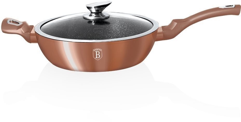 BerlingerHaus Panvica hlboká s pokrievkou 28 cm Rosegold Metallic Line