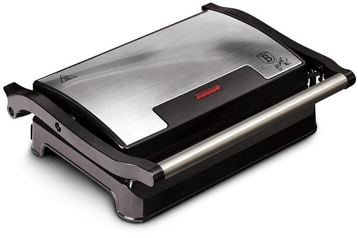 BERLINGERHAUS Kontaktný gril s nepriľnavým povrchom 700 W, Black Silver Collection