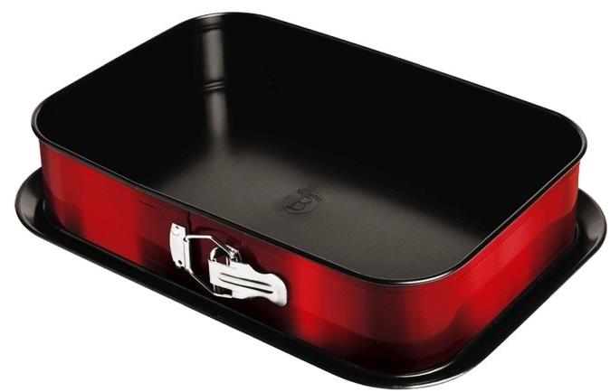 BERLINGERHAUS Forma s nepriľnavým povrchom 2 v 1 Burgundy Metallic Line 39 × 27 × 7,5 cm
