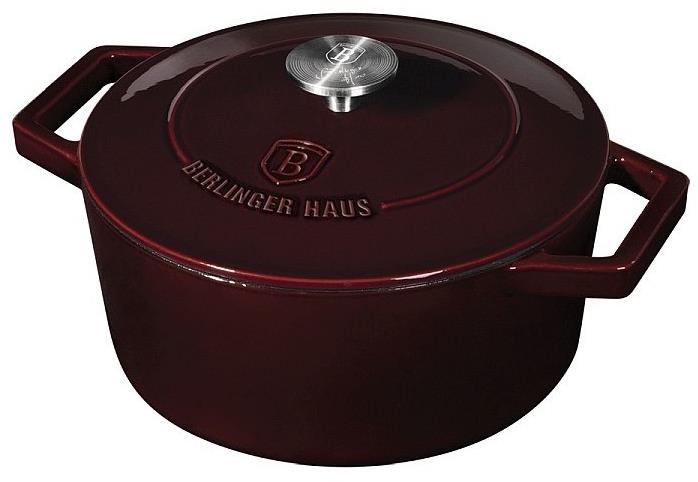 BERLINGERHAUS Pekáč liatinový s pokrievkou 24 cm Burgundy Line