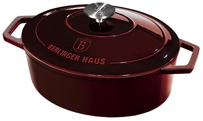 BERLINGERHAUS Pekáč liatinový s pokrievkou 30 cm Burgundy Line
