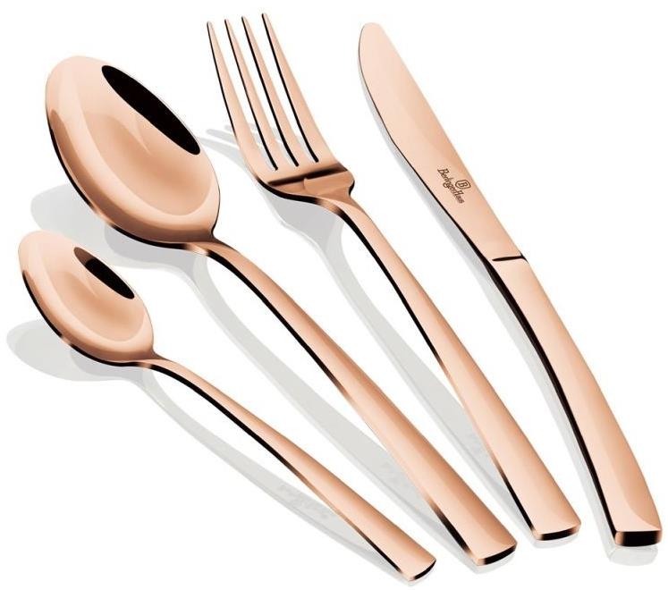 BERLINGERHAUS Súprava príborov 16 ks nehrdzavejúca oceľ Mirror Rosegold Metallic Line