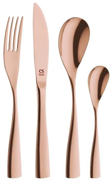 CS KOCHSYSTEME Sada príborov nerez 24 ks Bocholt Rosegold