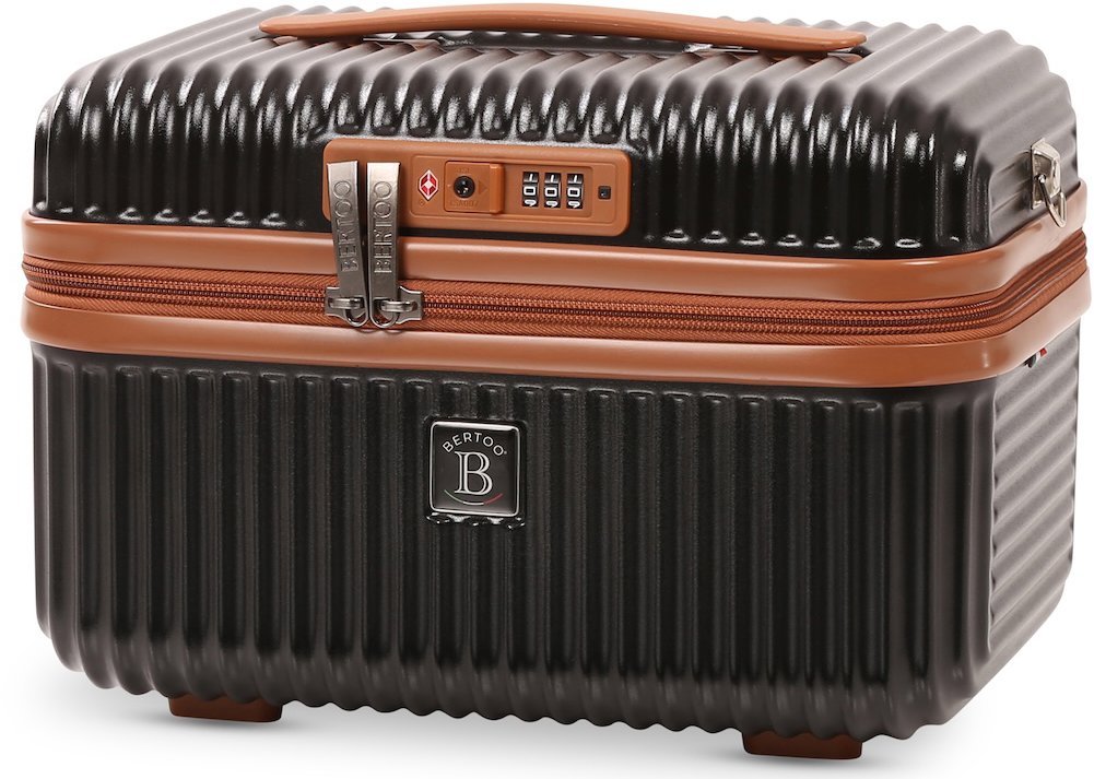 Bertoo Kozmetický kufrík Napoli, čierny 17 l