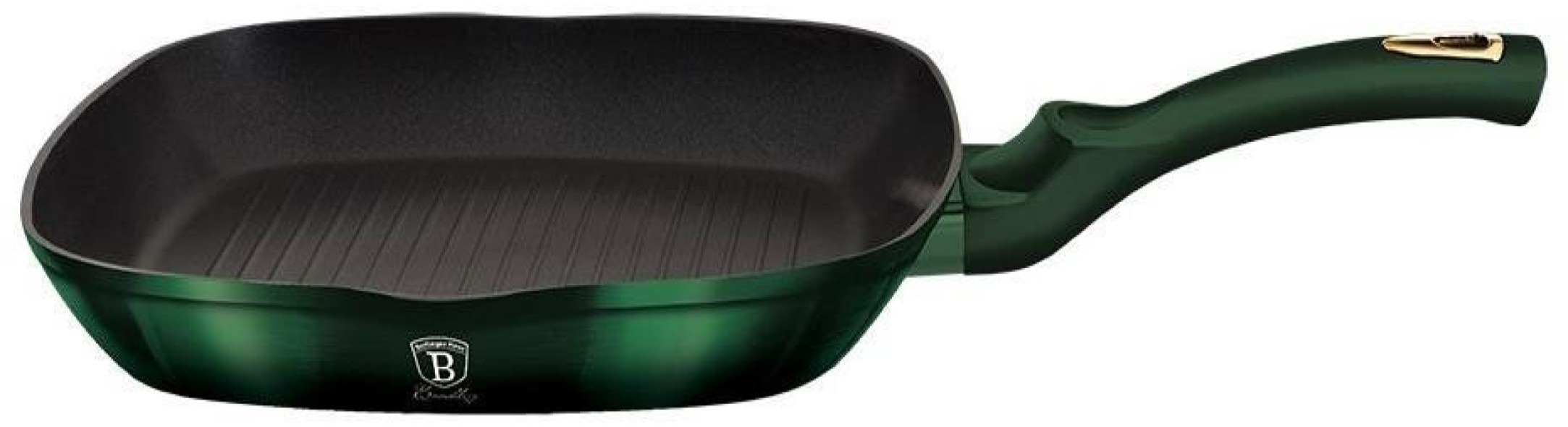 BERLINGERHAUS Panvica grilovacia s titánovým povrchom 28 cm Emerald Collection