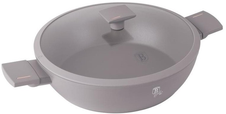 BERLINGERHAUS Panvica s titánovým povrchom a pokrievkou 32 cm Taupe Collection