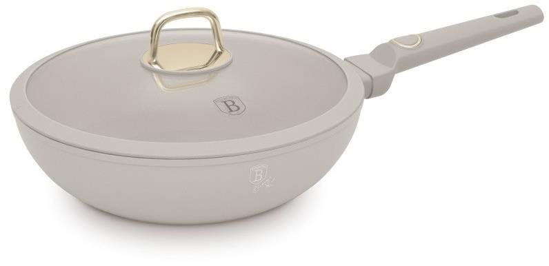 BERLINGERHAUS Wok panvica s titánovým povrchom a pokrievkou 30 cm Sahara Collection