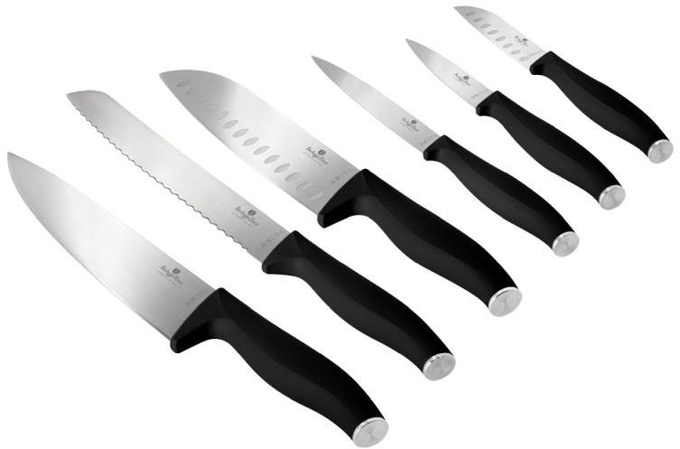 BERLINGERHAUS Sada nožov nerez 6 ks Matte Black Collection