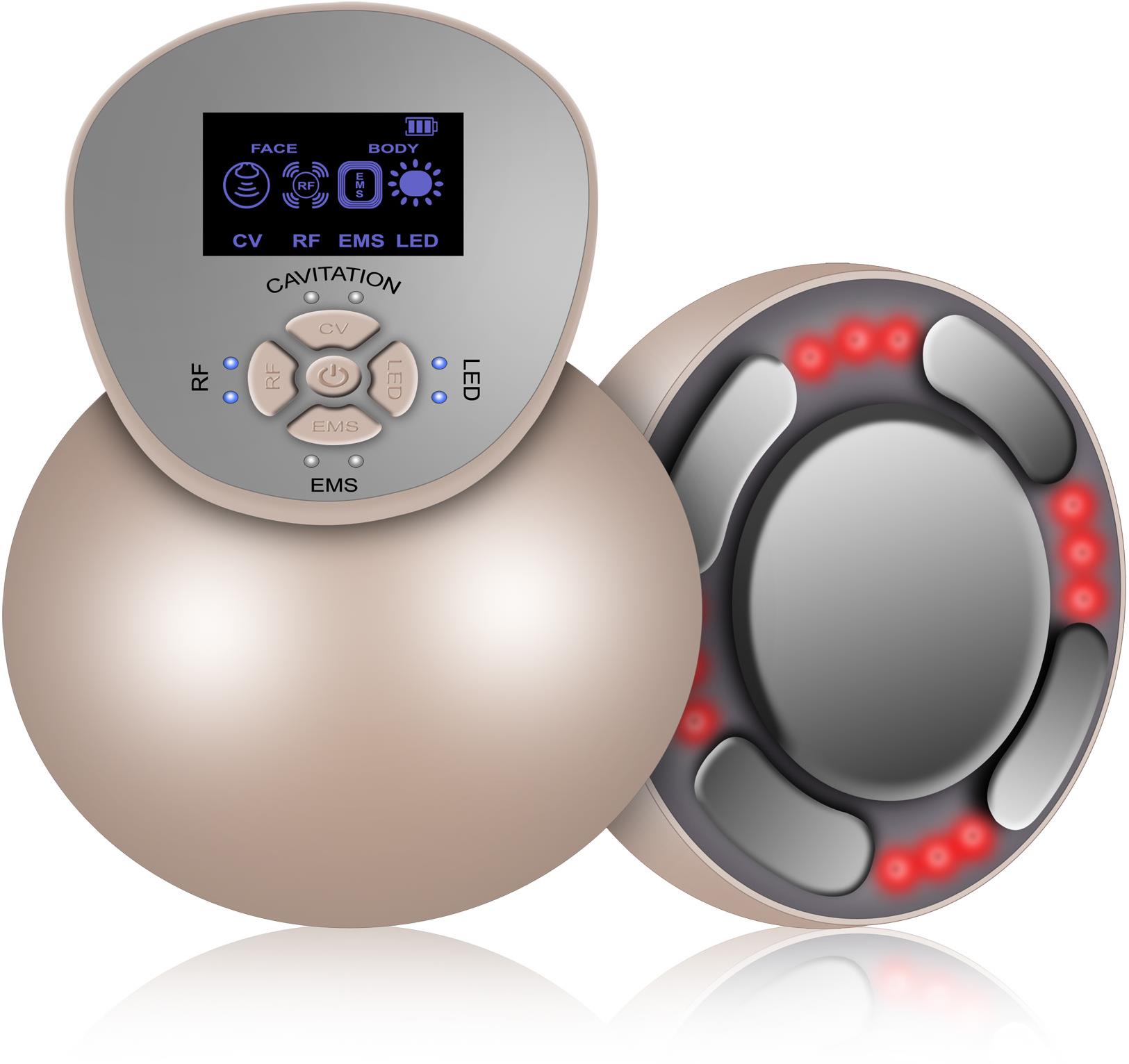 BeautyRelax Kineticforce Compact, sivá