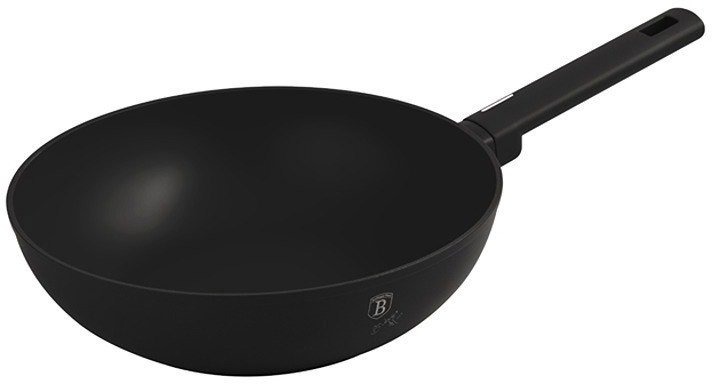 BerlingerHaus Matte Black Collection Panvica WOK s titánovým povrchom 28 cm