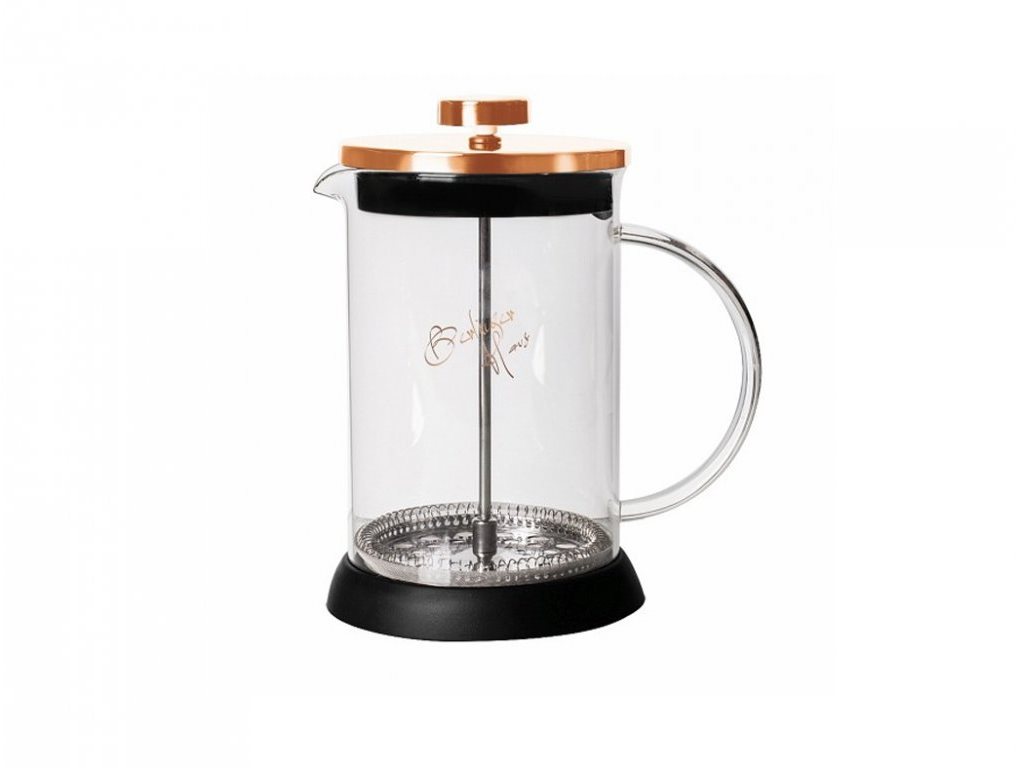 BerlingerHaus Kanvička na čaj a kávu French Press 600 ml Rosegold Metallic Line
