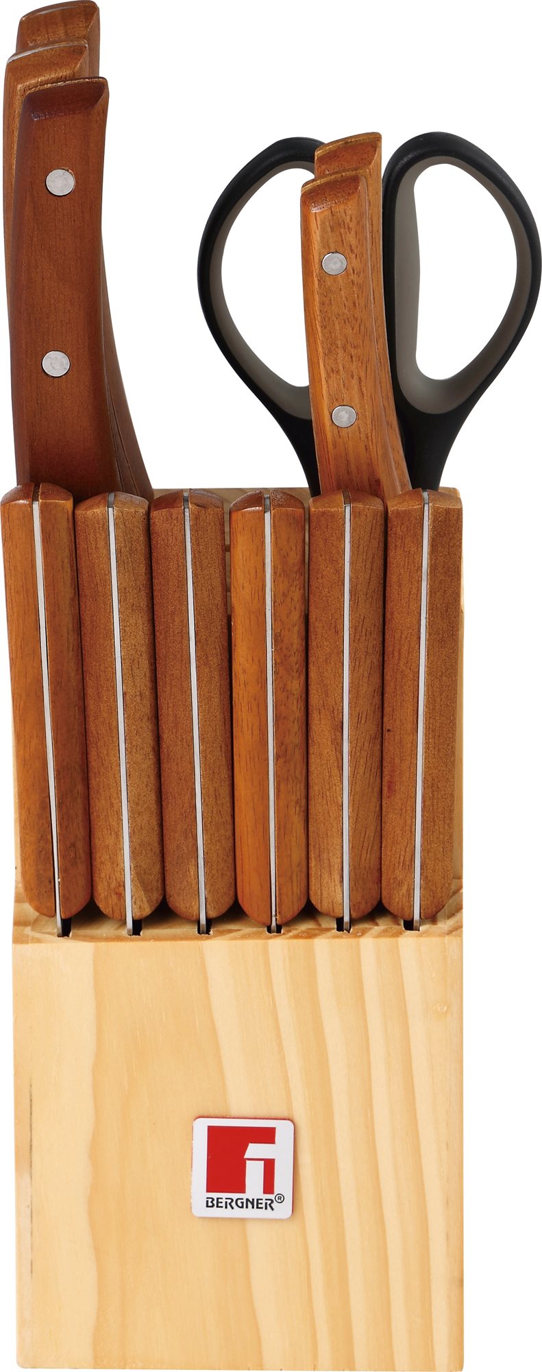 Bergner Sada nožov v bloku, 13 ks