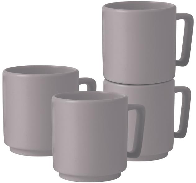BERLINGERHAUS Sada hrnčekov 4 ks 300 ml Taupe Collection