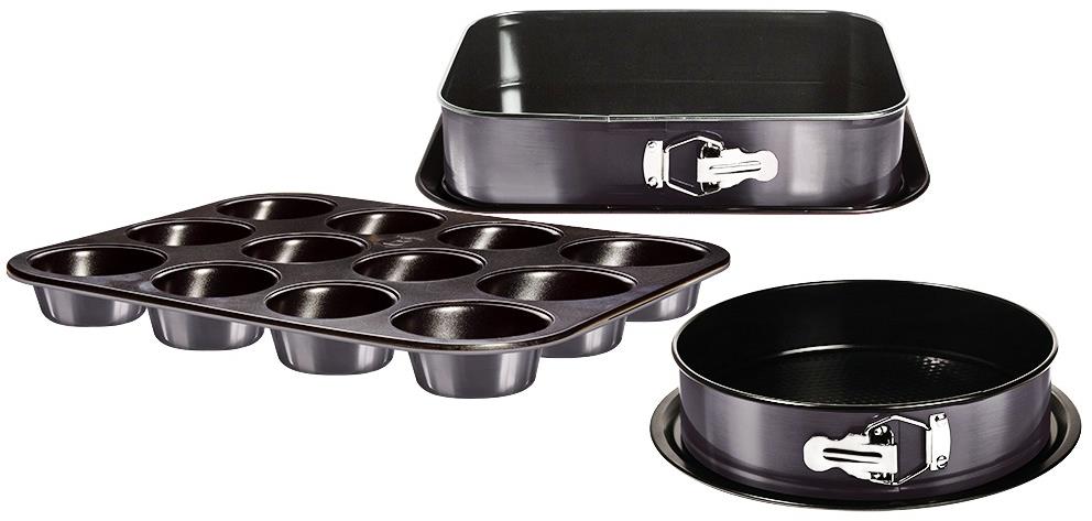 BERLINGERHAUS Formy na pečenie s titánovým povrchom sada 3 ks Carbon PRO Line