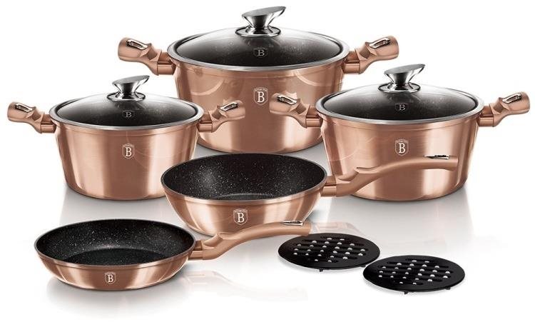 BerlingerHaus Súprava riadu Rosegold Metallic Line 10 ks BH-1220N