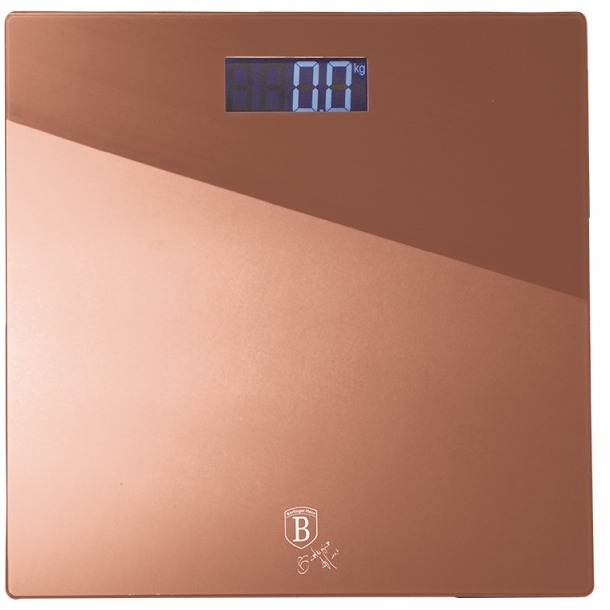 Berlingerhaus Digitálna osobná váha 150 kg Rosegold Metallic Line
