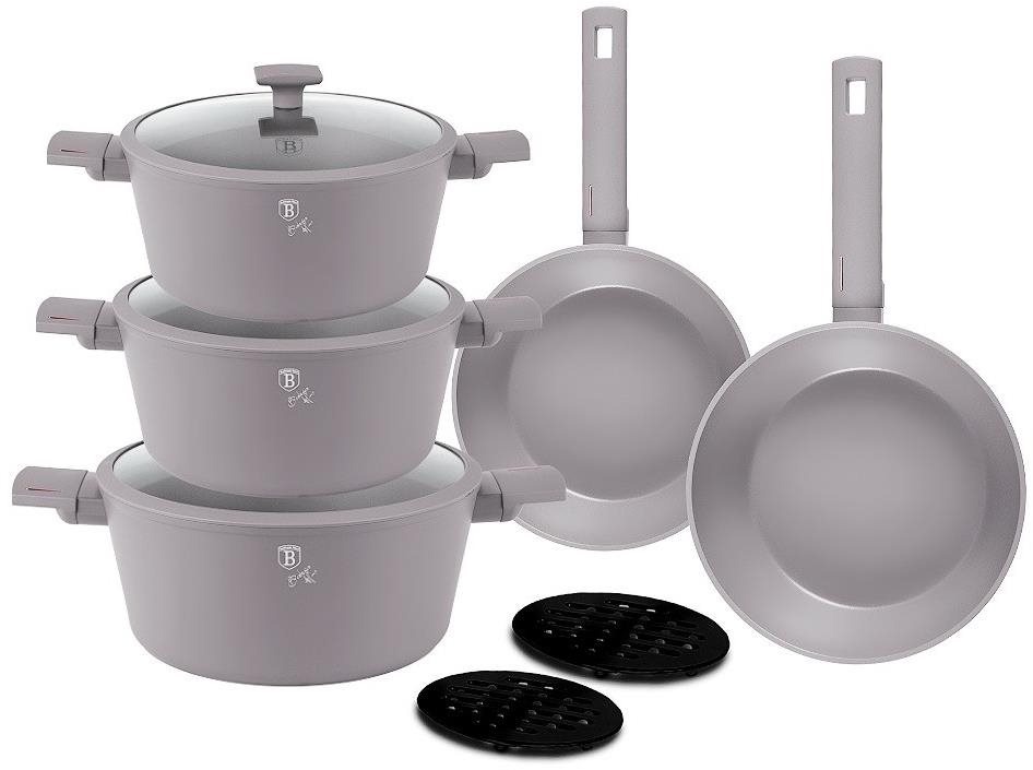 BERLINGERHAUS Sada riadu s titánovým povrchom 10 ks Taupe Collection
