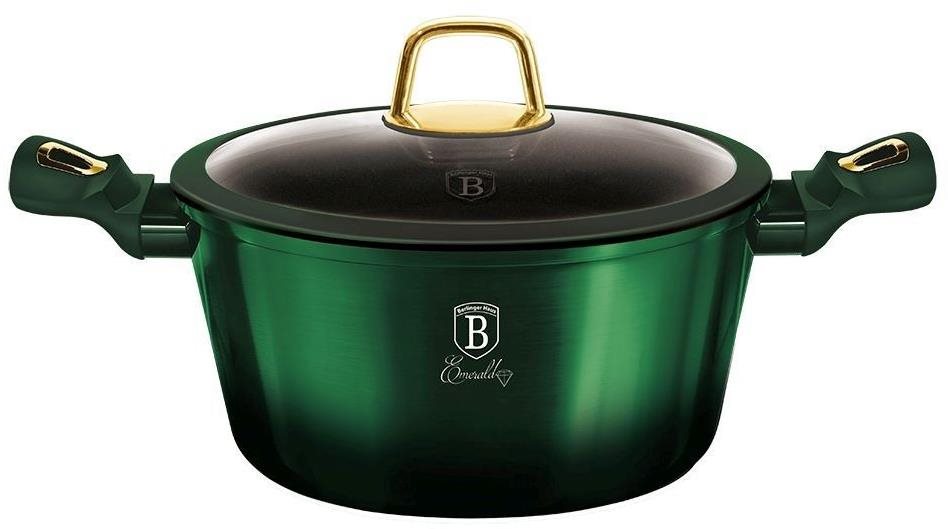 BERLINGERHAUS Kastról s pokrievkou a titánovým povrchom 28 cm Emerald Collection