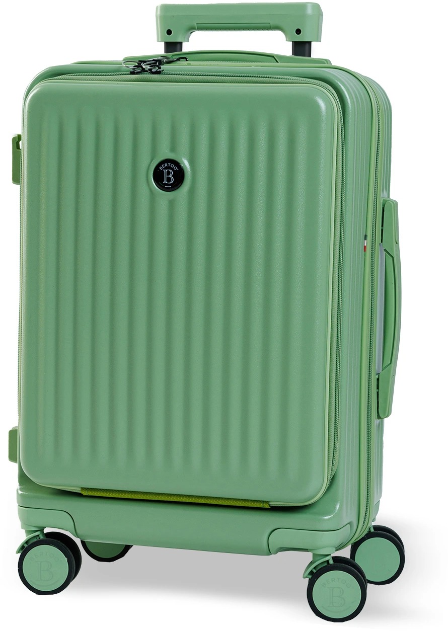 Bertoo Cagliari Kabínový kufor, zelený 36 l