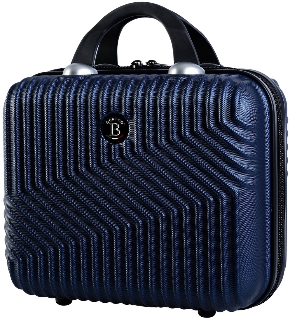 BERTOO Cestovný kozmetický kufrík Milano, modrý 12 l