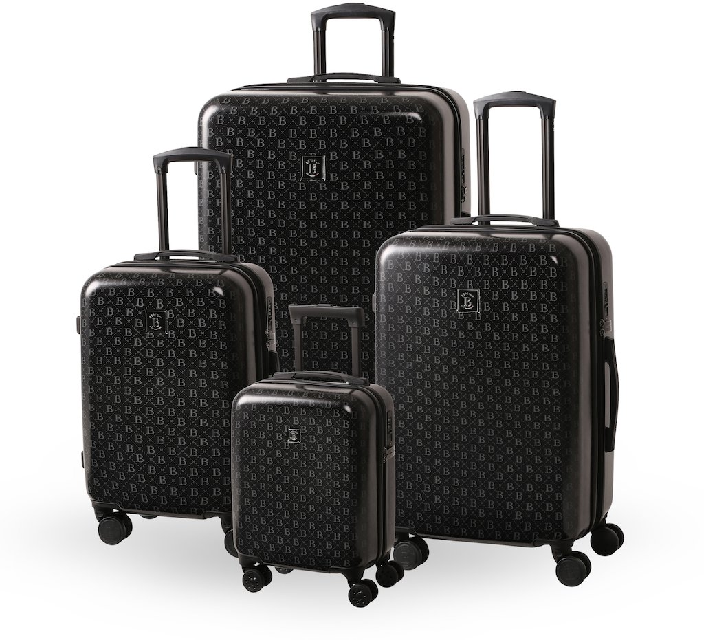 Bertoo Torino Cestovný kufor, čierny set 4 v 1