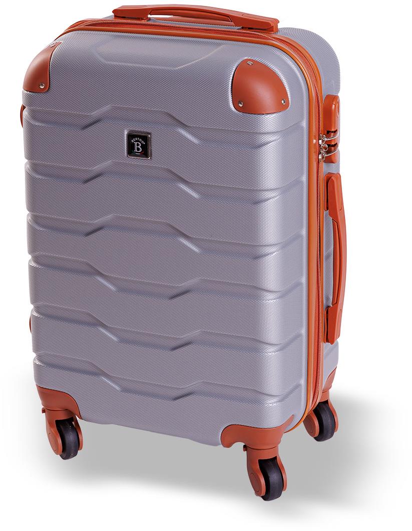 Bertoo Firenze Cestovný kufor, strieborný 38 l