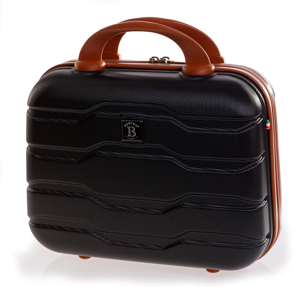 BERTOO Cestovný kozmetický kufrík Firenze čierny