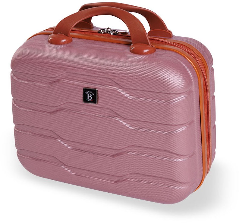 BERTOO Cestovný kozmetický kufrík Firenze ružový