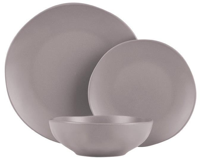 BERLINGERHAUS Jedálenská súprava tanierov Taupe Collection 18 ks